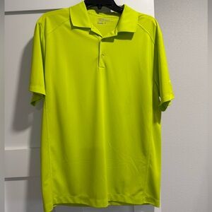 Nike Men's Neon Green Polo Shirt